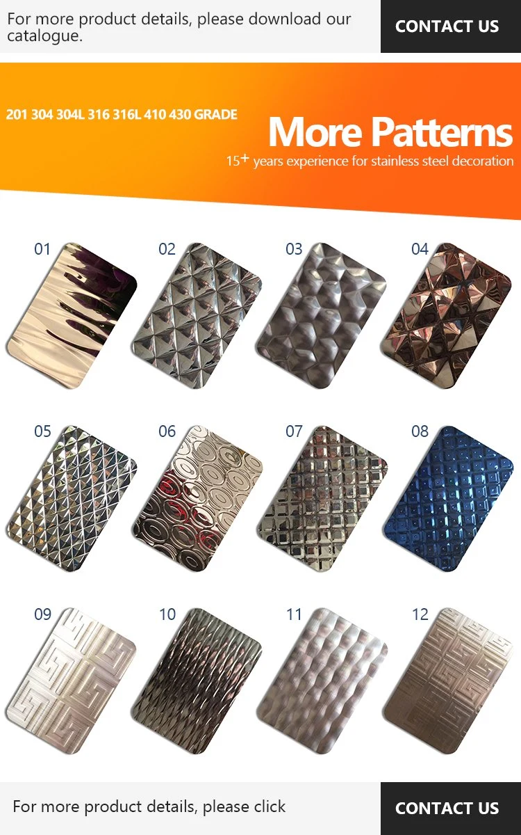 Stainless Steel Checkered Plate for Decoration Project