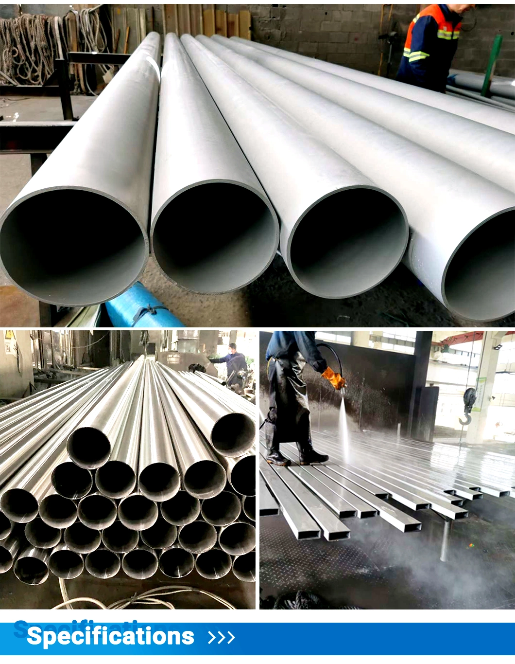 Stainless Steel Pipe/Tube 304 Pipe Stainless Steel Seamless Pipe/Weld Pipe/Tube 316 Pipe