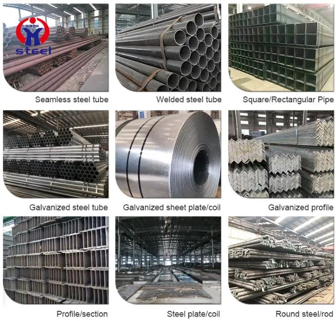 A53 API 5L Weld Seamless Galvanized Stainless Black Round Carbon Steel Tube Pipe with Update Price