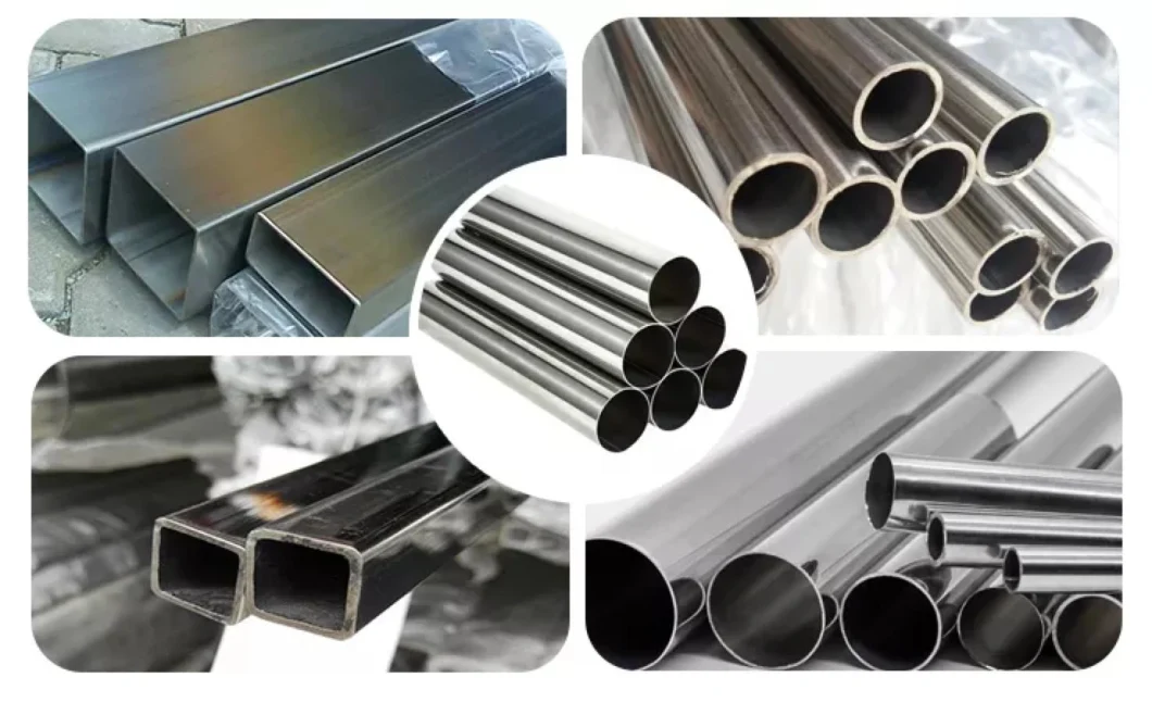 Stainless Steel Pipe ASTM A240 A554 SS304 1.4301 321 904L 201 316L 316 310S 440 Ss Tube Round Square Pipe Inox Seamless Tube